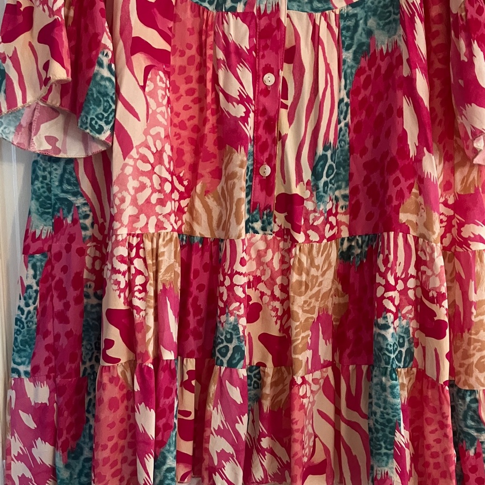 Vibrant boho dress - Picture 3 of 6